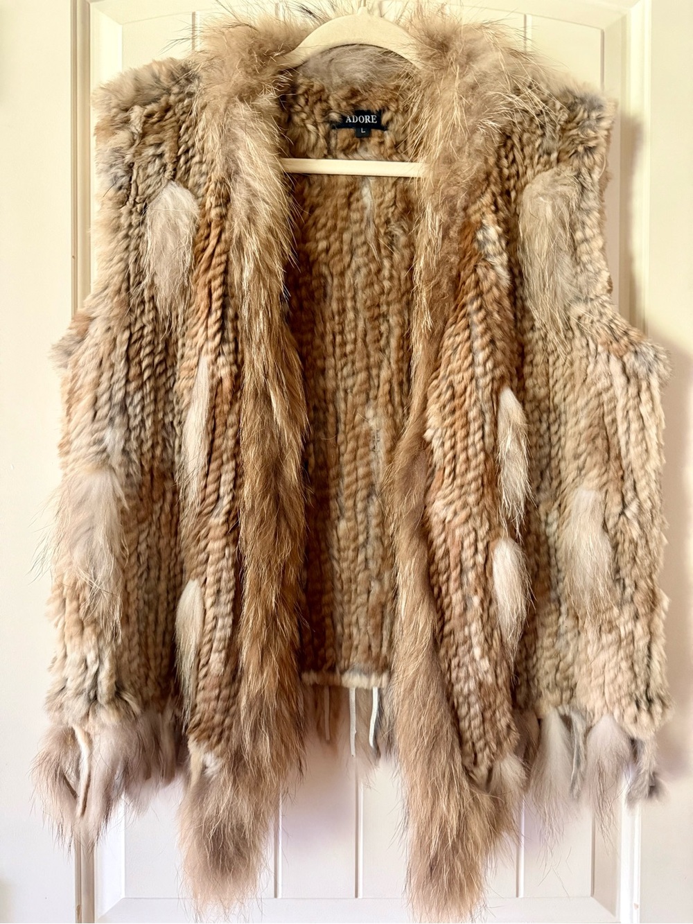 Adore Plush Mixed Fur Vest